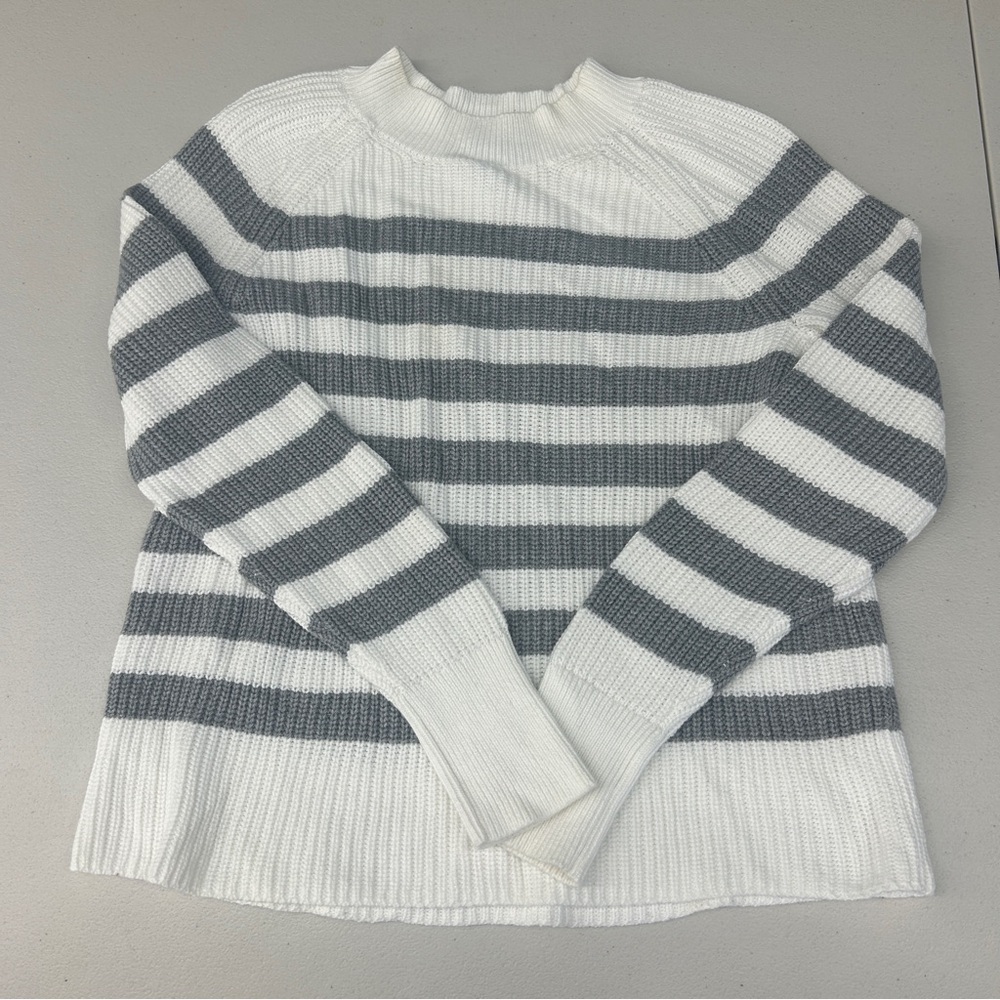 Banana Republic Chunky Stripe Crew-Neck Sweater - Size S